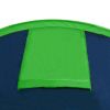 tunnvidaXL Camping Tent 4 Persons Navy Blue/Green