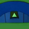 tunnvidaXL Camping Tent 4 Persons Navy Blue/Green
