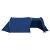 tunnvidaXL Camping Tent 4 Persons Navy Blue/Green