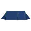 tunnvidaXL Camping Tent 4 Persons Navy Blue/Green