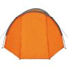 vidaXL Camping Tent 4 Persons Gray and Orange