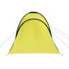 vidaXL Camping Tent 6 Persons Blue and Yellow